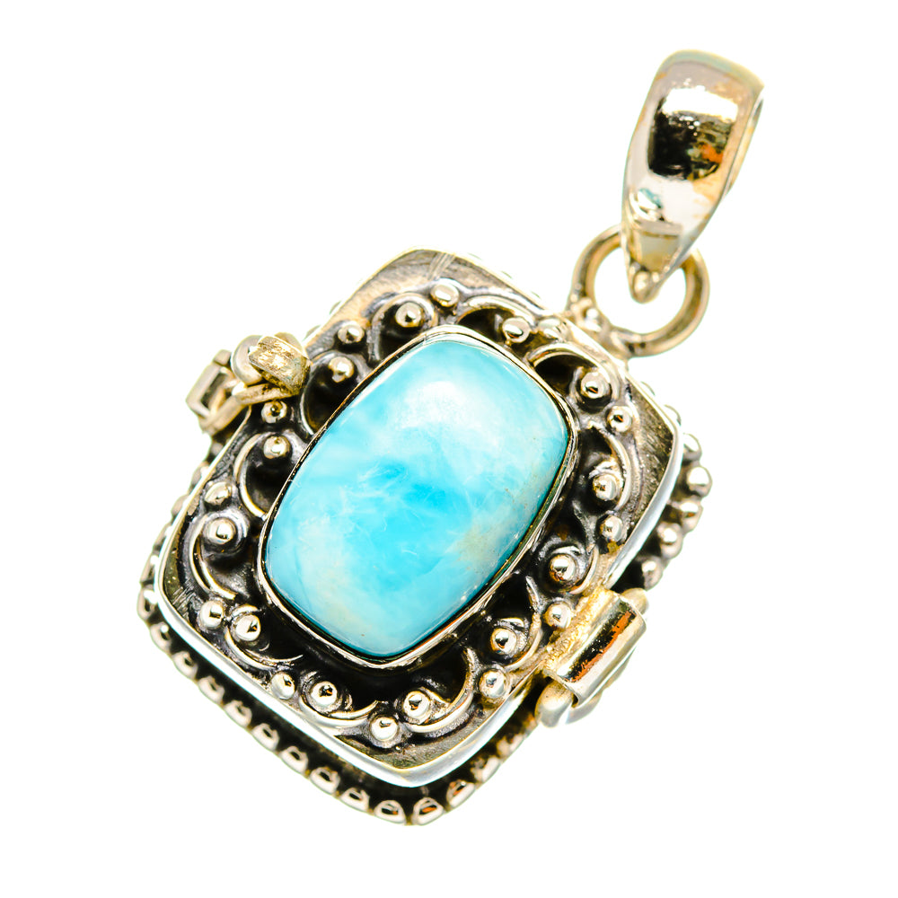 Larimar Pendants handcrafted by Anasilvercos - PD9444