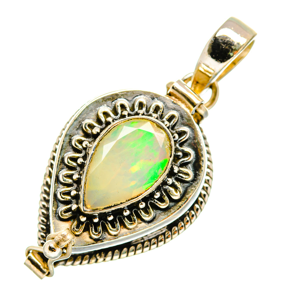 Ethiopian Opal Pendants handcrafted by Anasilvercos - PD9457