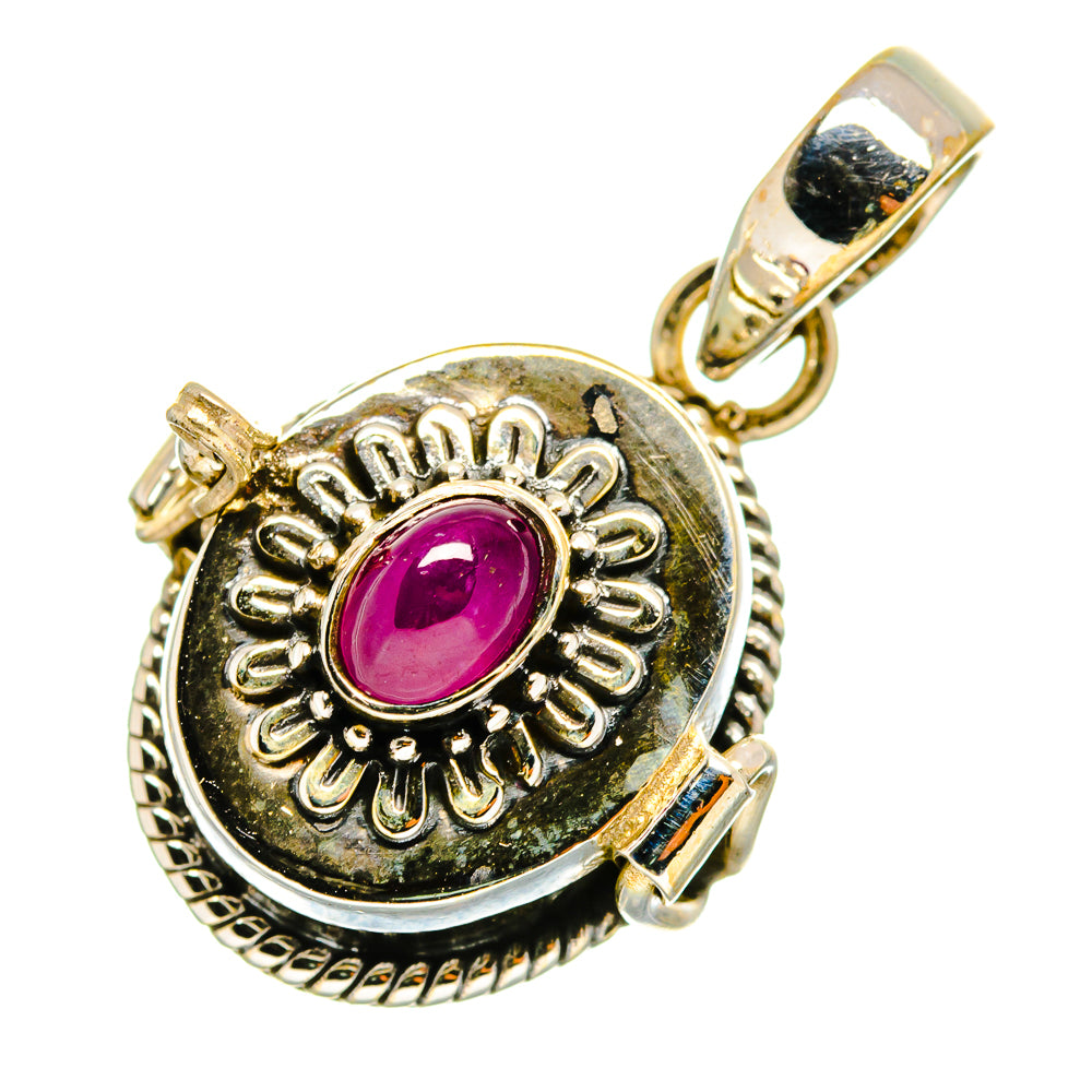 Ruby Pendants handcrafted by Anasilvercos - PD9461