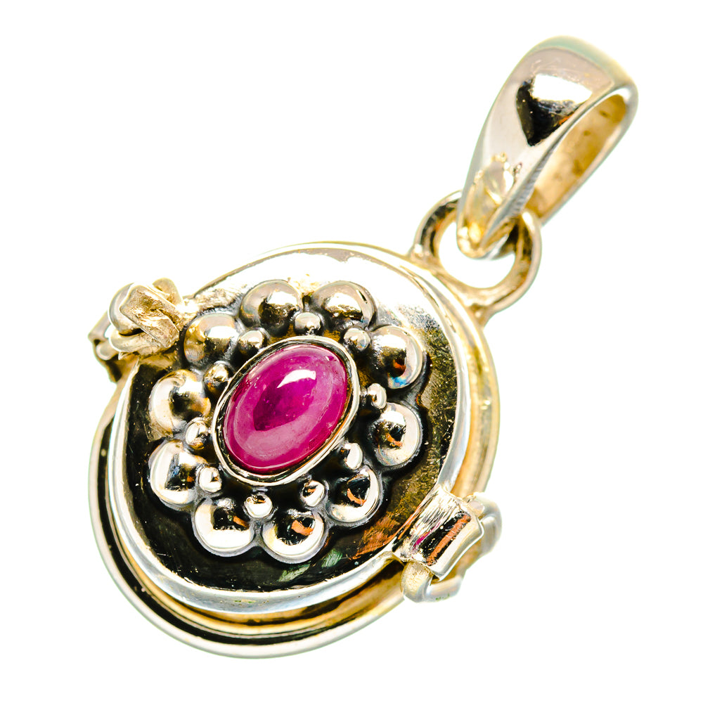 Ruby Pendants handcrafted by Anasilvercos - PD9468