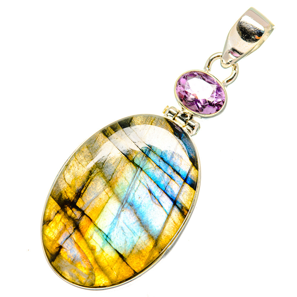 Labradorite Pendants handcrafted by Anasilvercos - PD9478