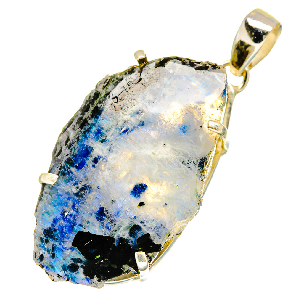 Rainbow Moonstone Pendants handcrafted by Anasilvercos - PD9487