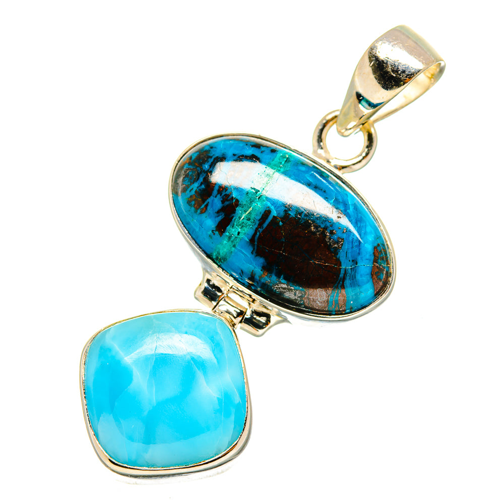 Shattuckite Pendants handcrafted by Anasilvercos - PD9528