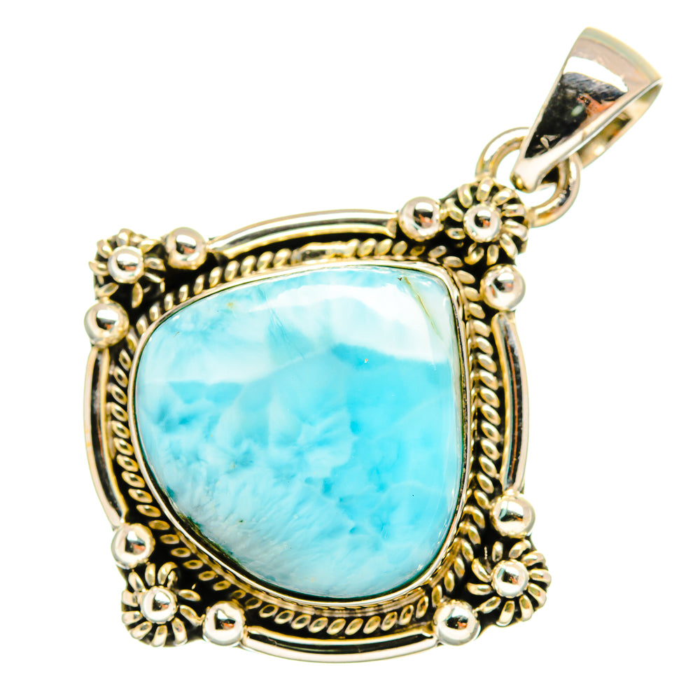 Larimar Pendants handcrafted by Anasilvercos - PD9546