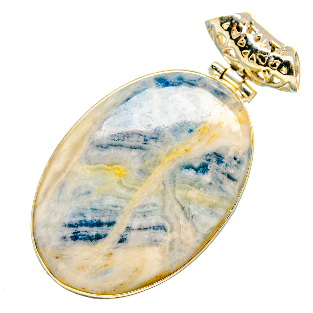 Blue Scheelite Pendants handcrafted by Anasilvercos - PD9563