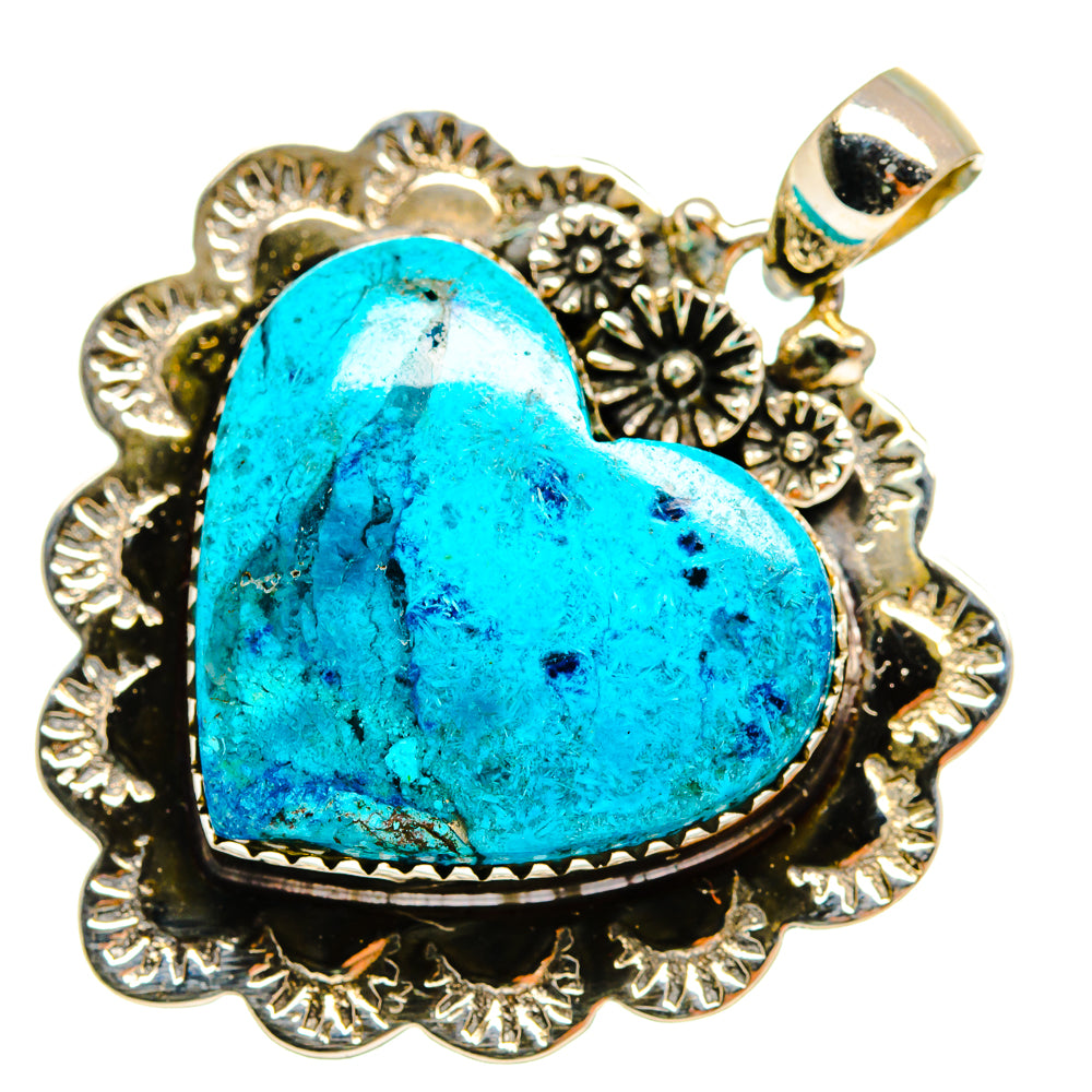 Chrysocolla Pendants handcrafted by Anasilvercos - PD9566