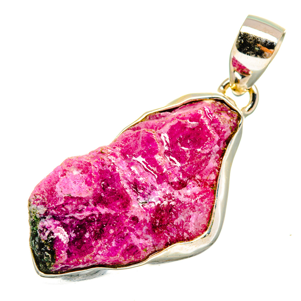 Ruby Zoisite Pendants handcrafted by Anasilvercos - PD9597