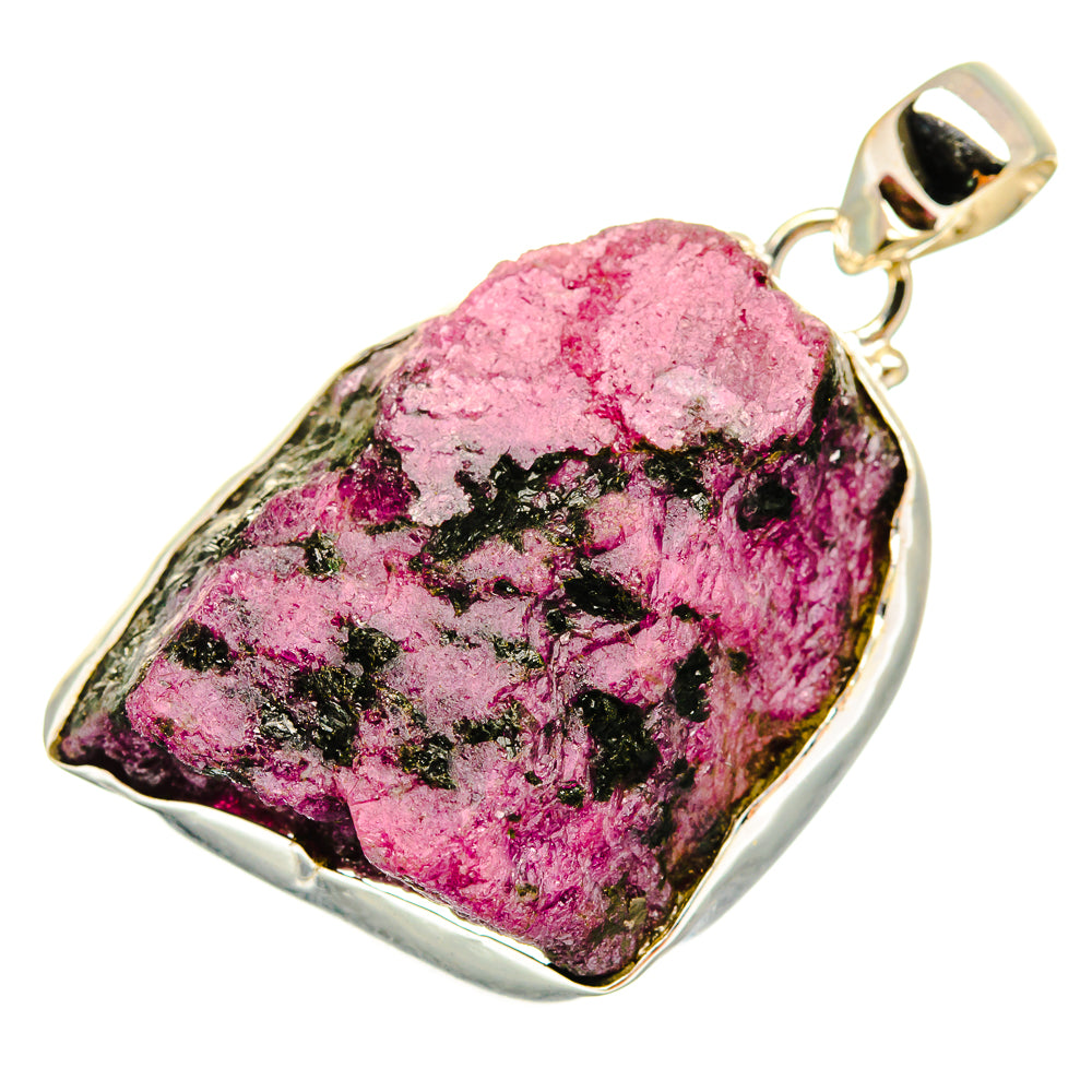 Ruby Zoisite Pendants handcrafted by Anasilvercos - PD9599