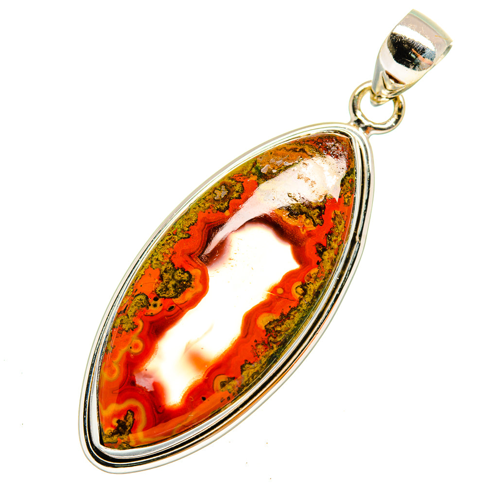 Moroccan Agate Pendants handcrafted by Anasilvercos - PD9606