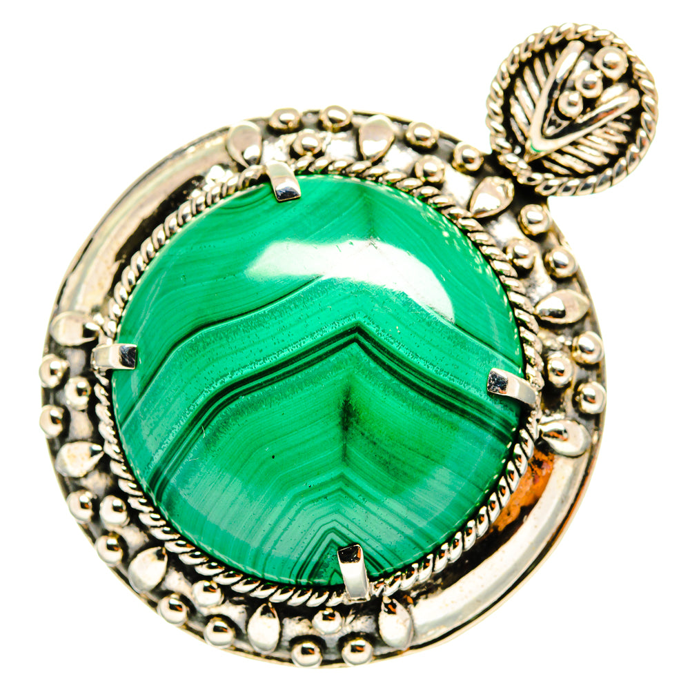 Malachite Pendants handcrafted by Anasilvercos - PD9633