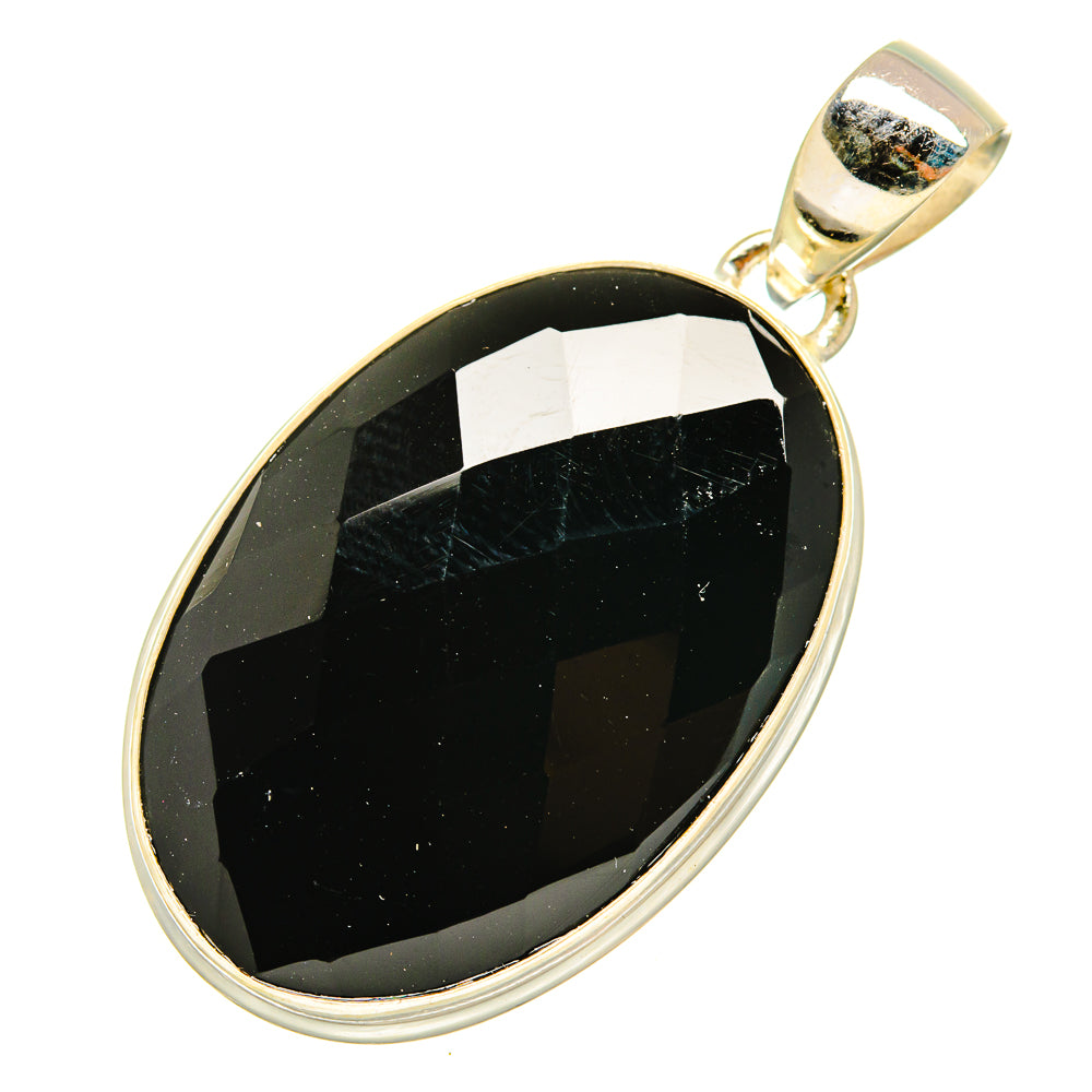 Black Onyx Pendants handcrafted by Anasilvercos - PD9643