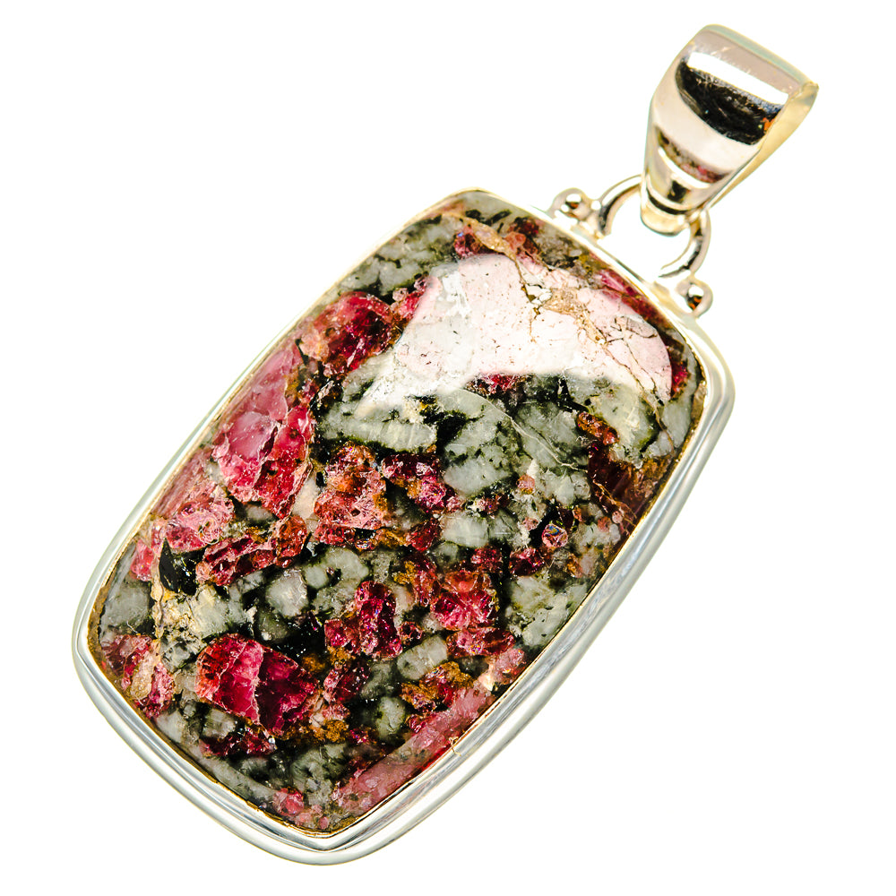 Russian Eudialyte Pendants handcrafted by Anasilvercos - PD9689