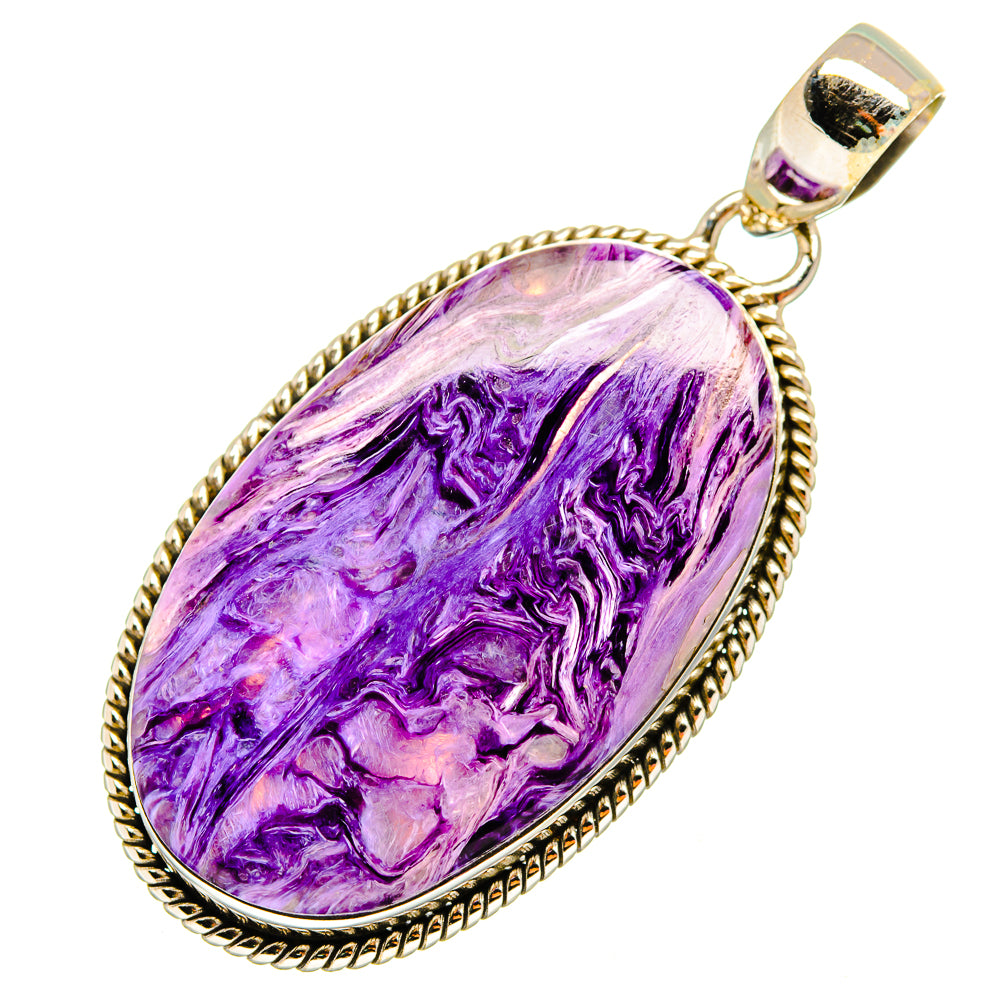 Charoite Pendants handcrafted by Anasilvercos - PD9693