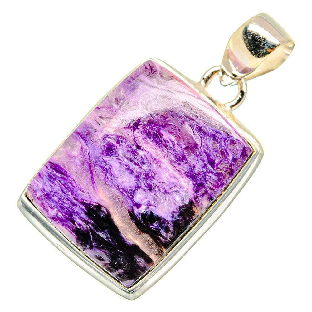 Charoite Pendants handcrafted by Anasilvercos - PD9694