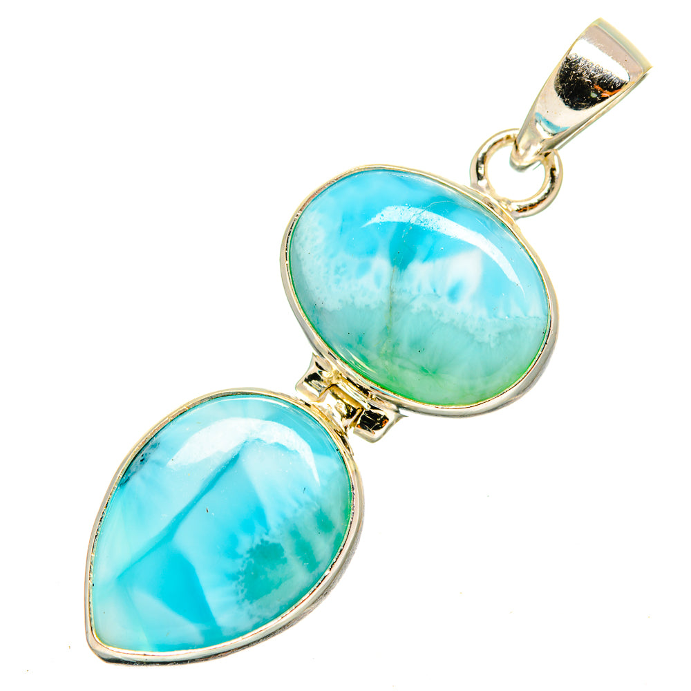 Larimar Pendants handcrafted by Anasilvercos - PD9702