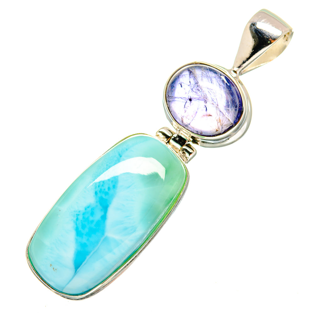 Larimar Pendants handcrafted by Anasilvercos - PD9703