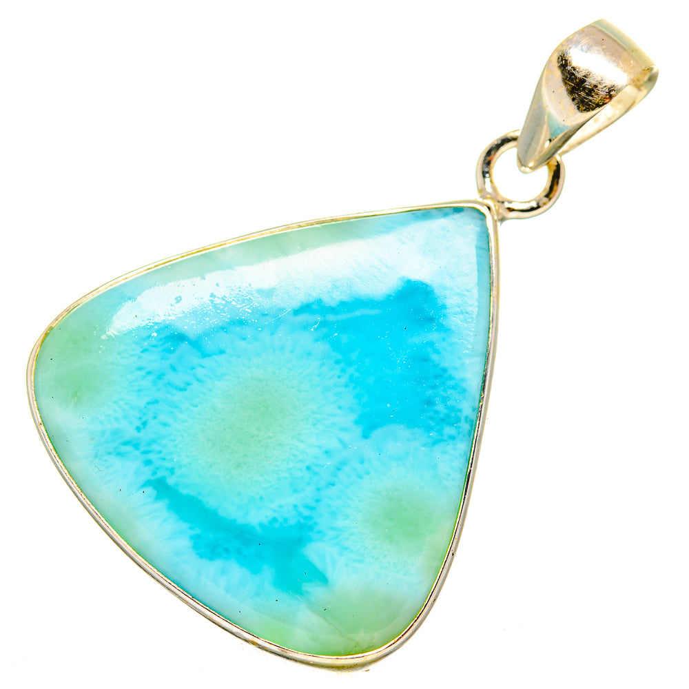 Larimar Pendants handcrafted by Anasilvercos - PD9715