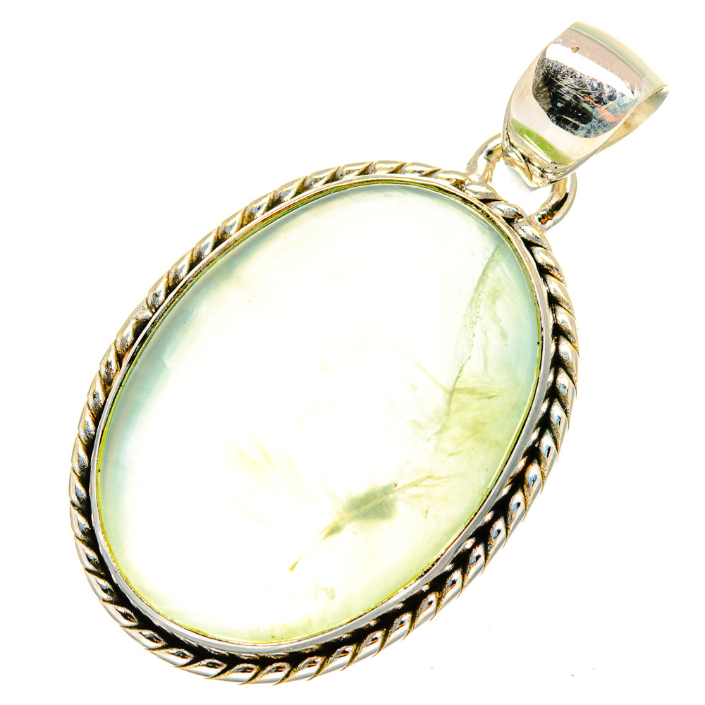 Prehnite Pendants handcrafted by Anasilvercos - PD9718