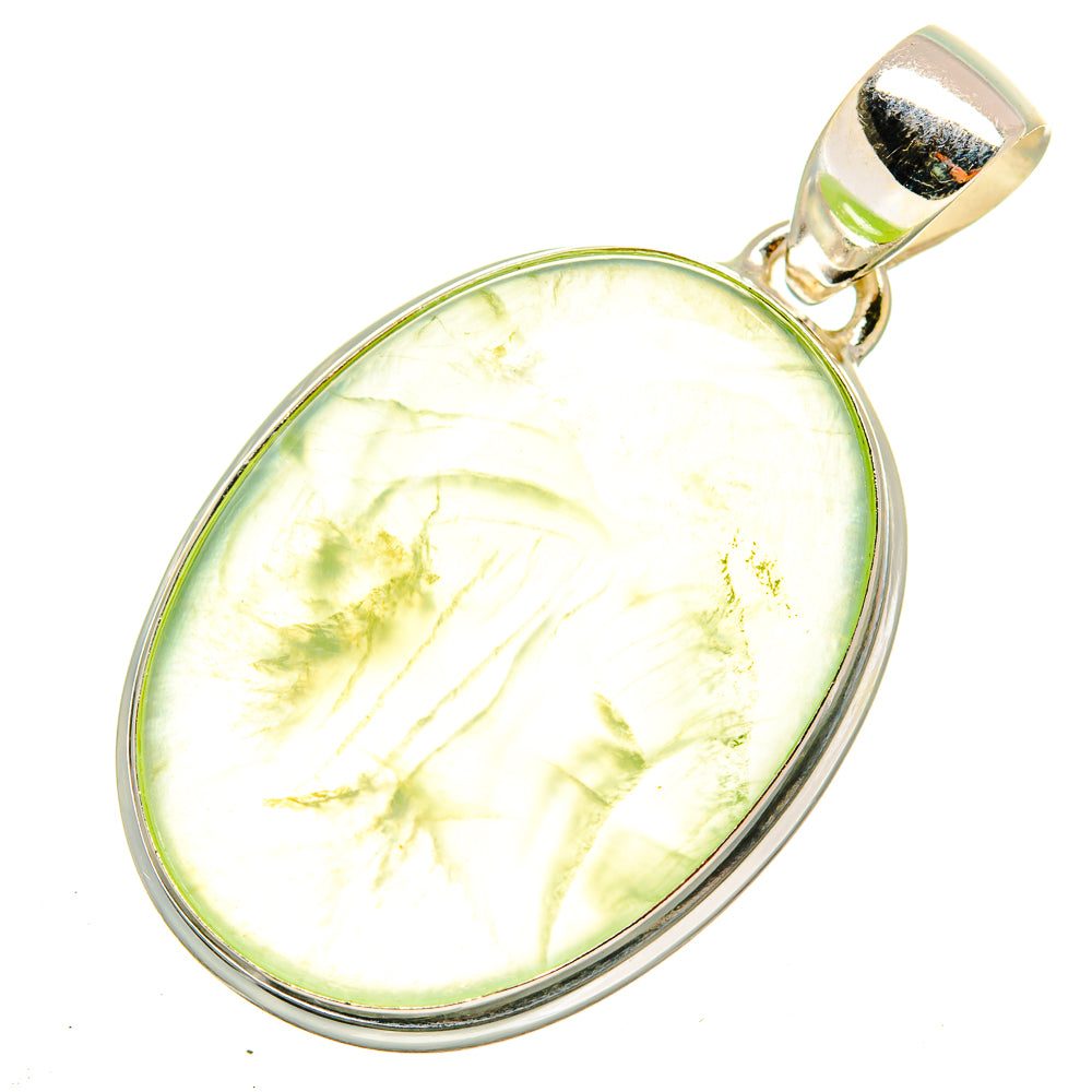 Prehnite Pendants handcrafted by Anasilvercos - PD9720