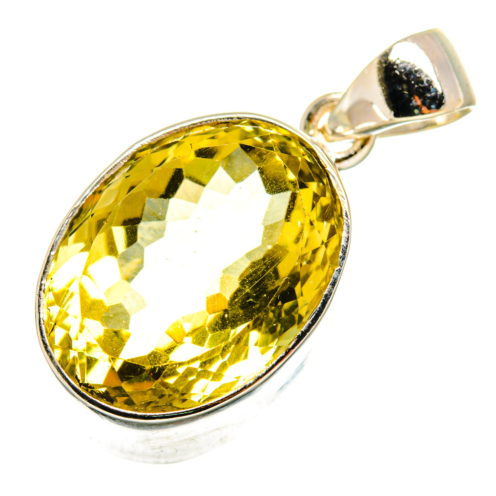Lemon Quartz Pendants handcrafted by Anasilvercos - PD9729