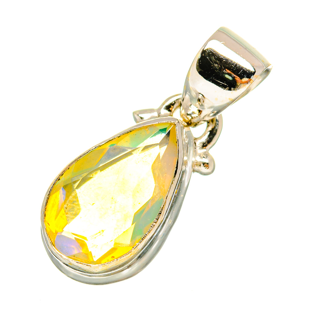Ethiopian Opal Pendants handcrafted by Anasilvercos - PD9732