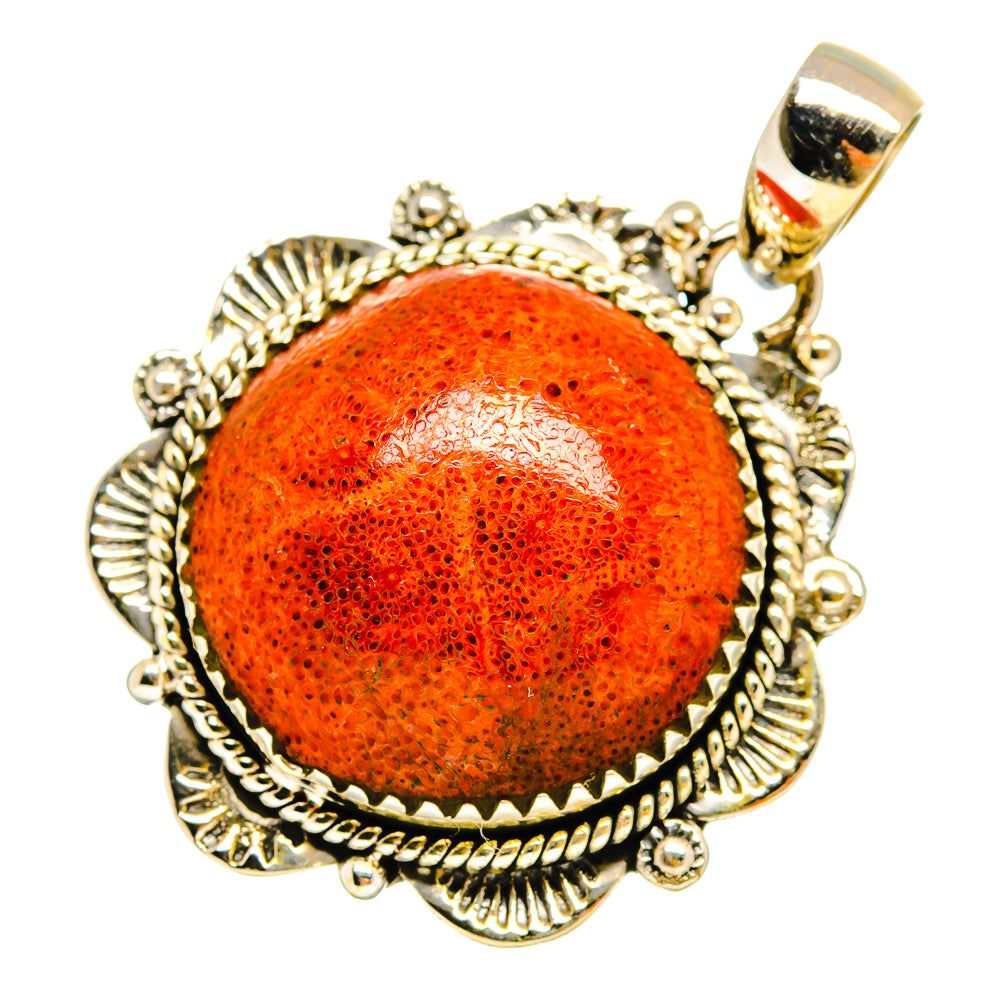 Sponge Coral Pendants handcrafted by Anasilvercos - PD9736