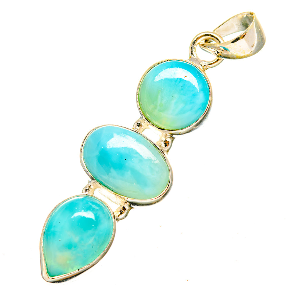 Larimar Pendants handcrafted by Anasilvercos - PD9738