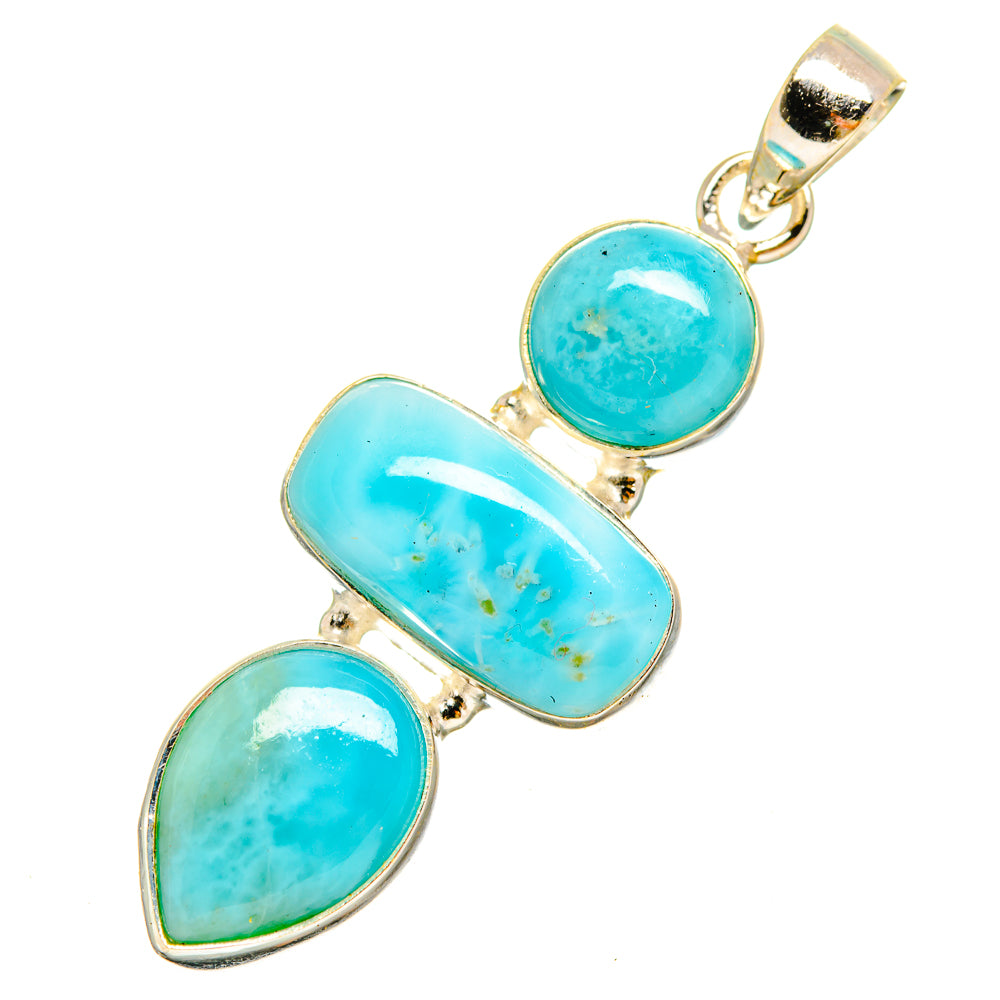 Larimar Pendants handcrafted by Anasilvercos - PD9739
