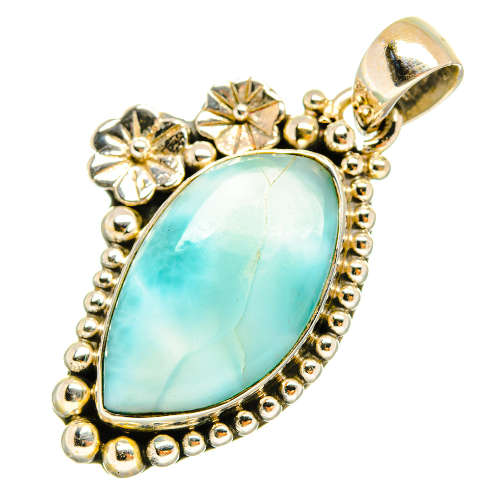 Larimar Pendants handcrafted by Anasilvercos - PD9742
