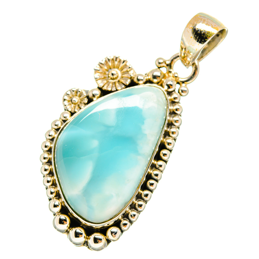 Larimar Pendants handcrafted by Anasilvercos - PD9743