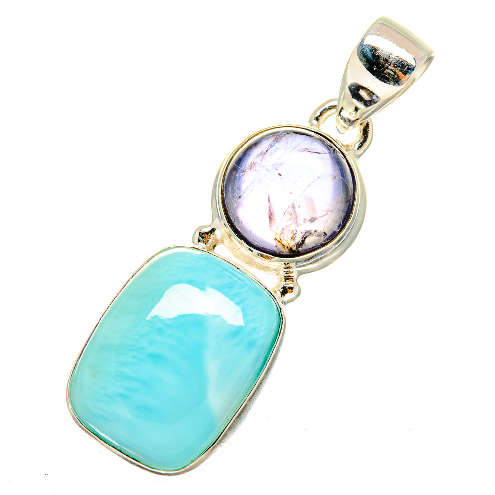 Larimar Pendants handcrafted by Anasilvercos - PD9744