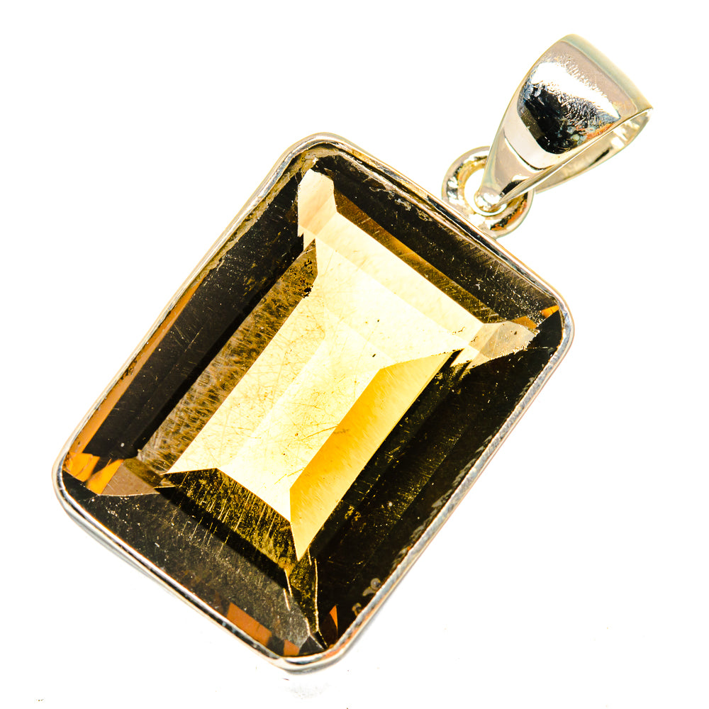 Smoky Quartz Pendants handcrafted by Anasilvercos - PD9747