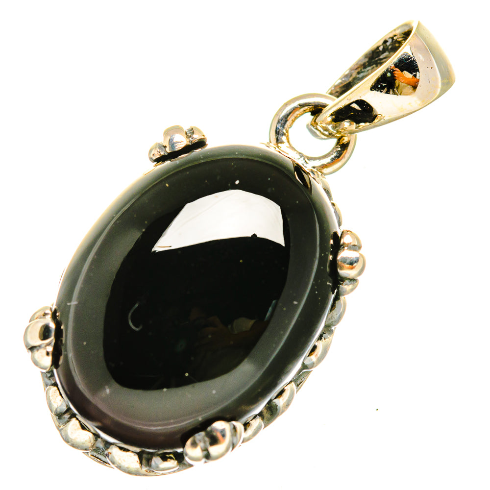Black Onyx Pendants handcrafted by Anasilvercos - PD9774