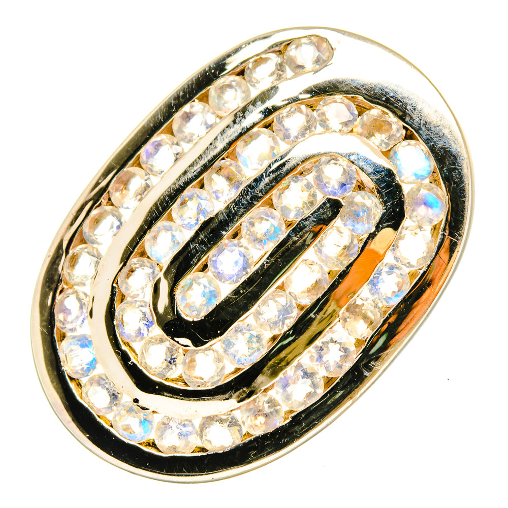 Rainbow Moonstone Pendants handcrafted by Anasilvercos - PD9776