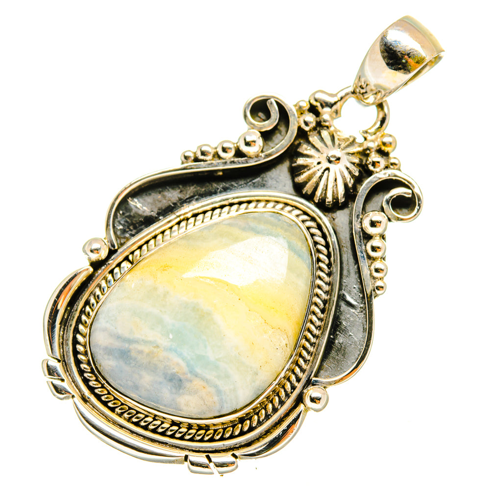 Blue Scheelite Pendants handcrafted by Anasilvercos - PD9782