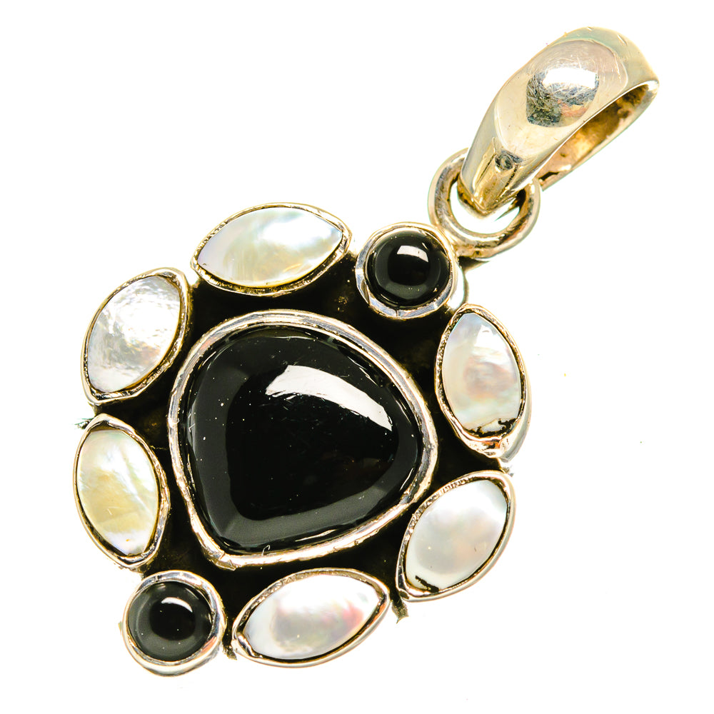 Black Onyx Pendants handcrafted by Anasilvercos - PD9793