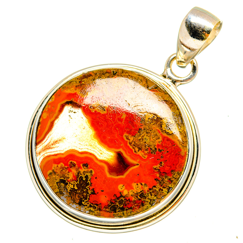 Moroccan Agate Pendants handcrafted by Anasilvercos - PD9798