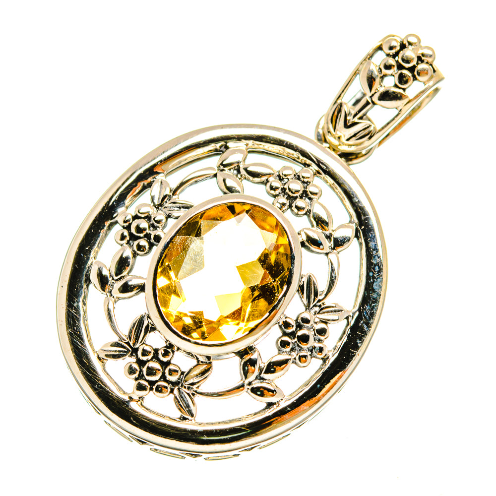 Citrine Pendants handcrafted by Anasilvercos - PD9802