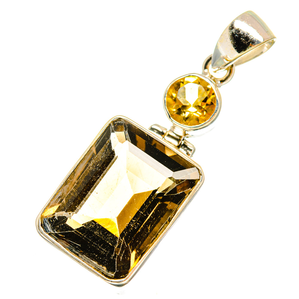 Smoky Quartz Pendants handcrafted by Anasilvercos - PD9808