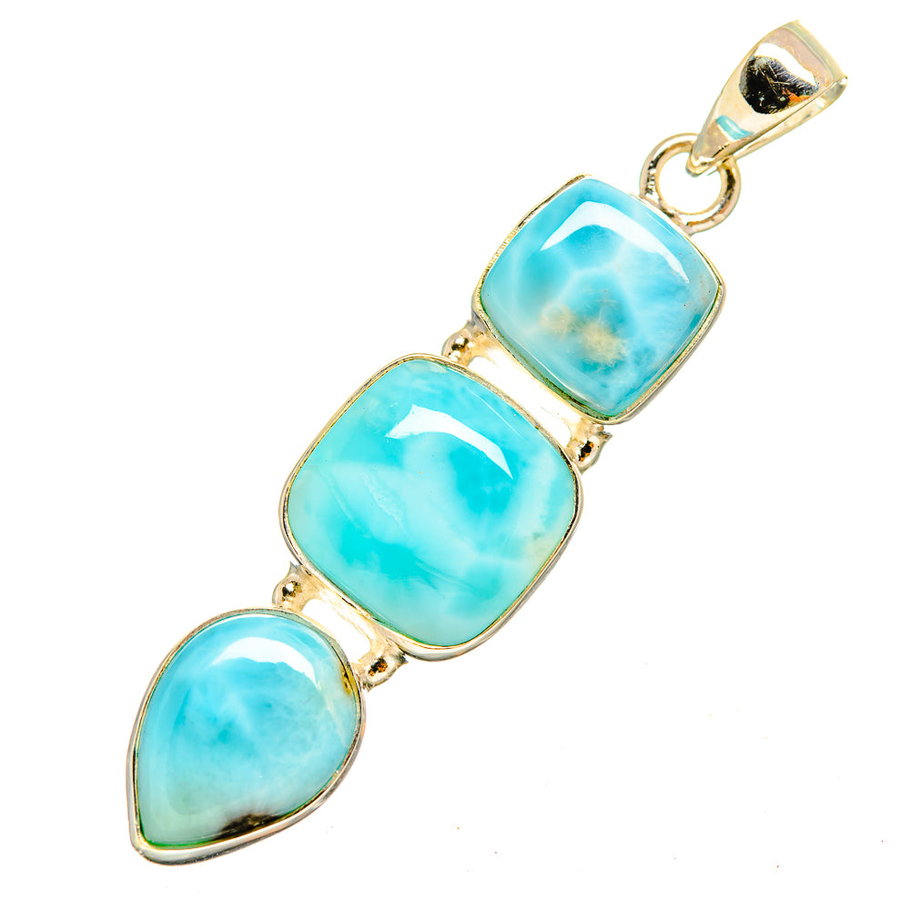 Larimar Pendants handcrafted by Anasilvercos - PD9819