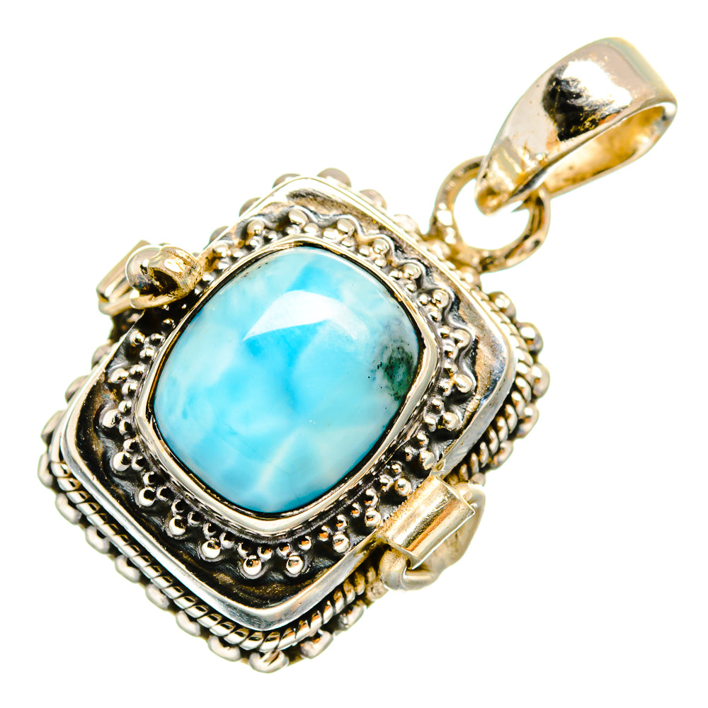Larimar Pendants handcrafted by Anasilvercos - PD9829