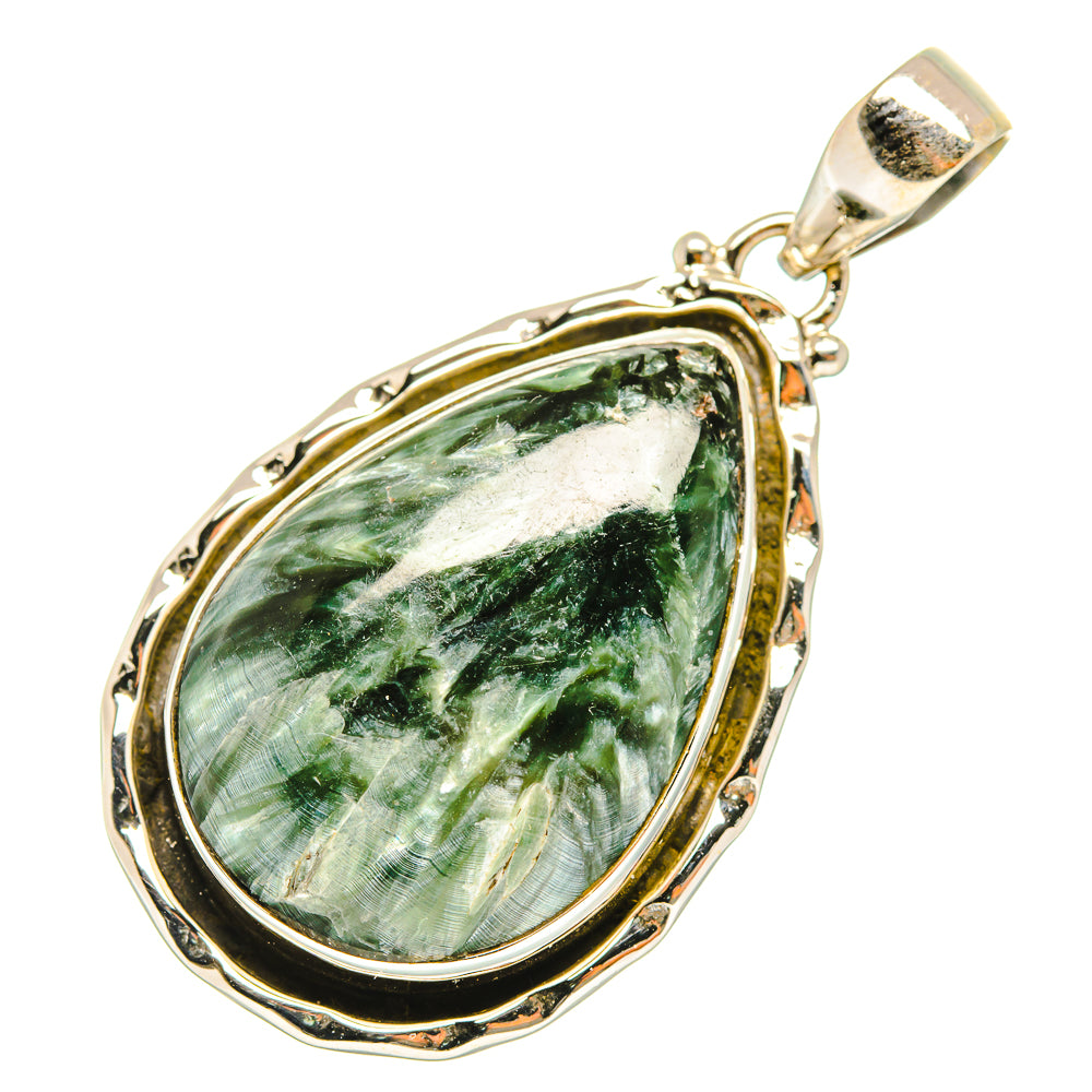 Seraphinite Pendants handcrafted by Anasilvercos - PD9832