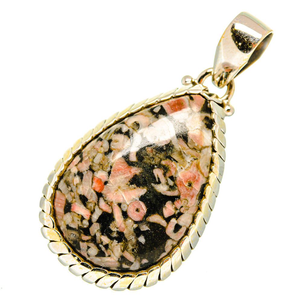 Crinoid Fossil Pendants handcrafted by Anasilvercos - PD9837