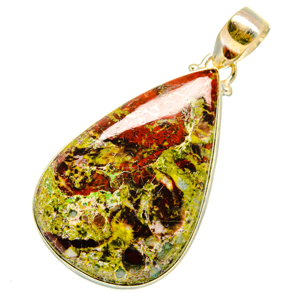 Dragon Blood Jasper Pendants handcrafted by Anasilvercos - PD9844