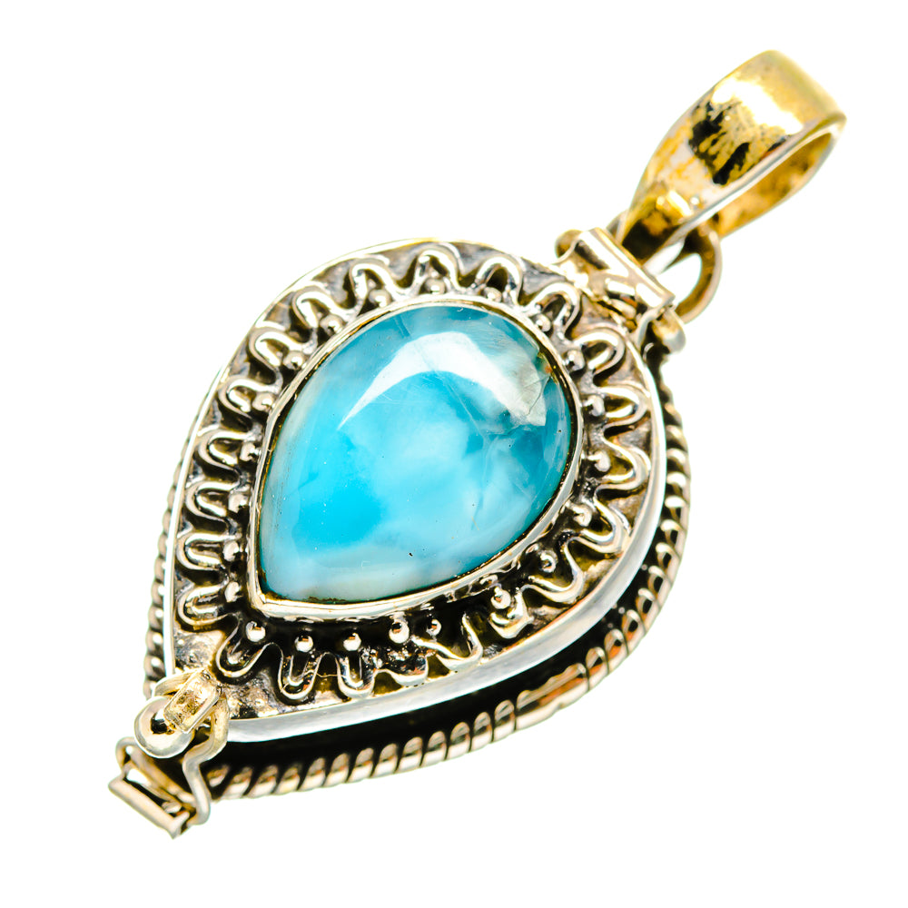 Larimar Pendants handcrafted by Anasilvercos - PD9849