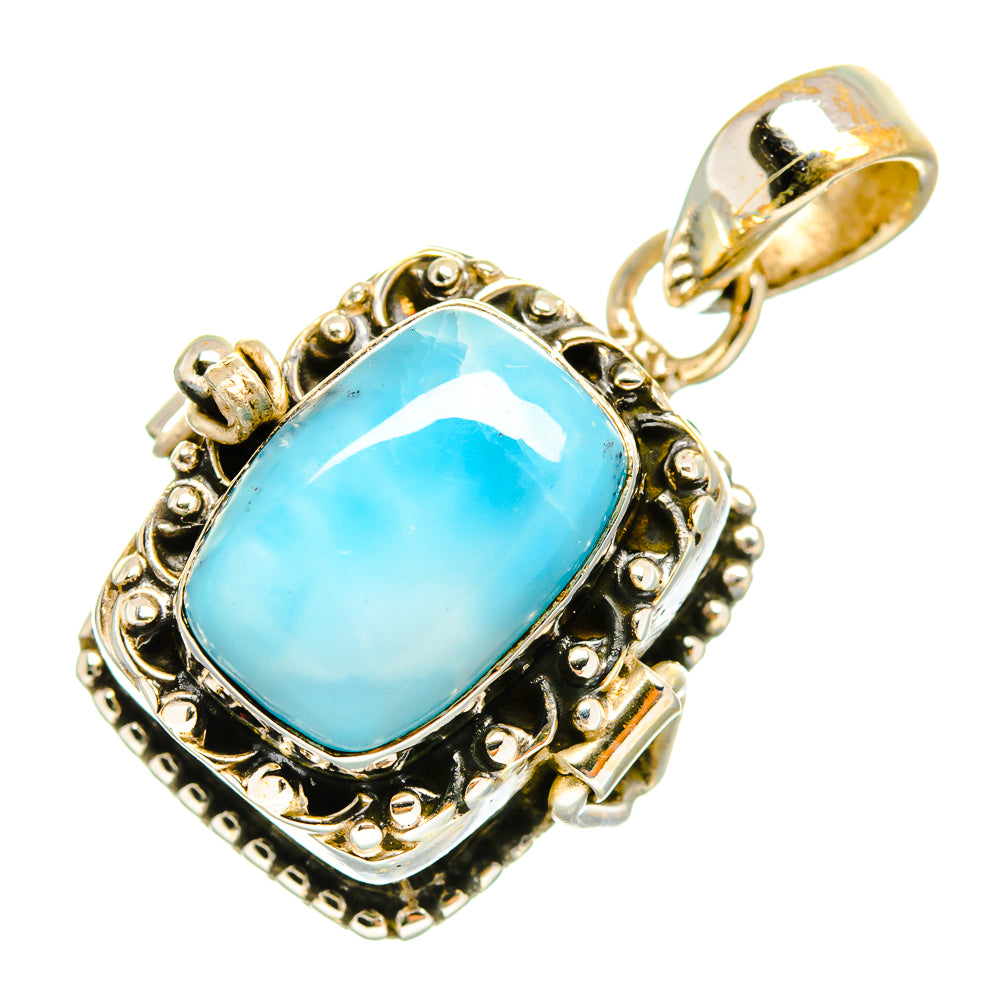 Larimar Pendants handcrafted by Anasilvercos - PD9850