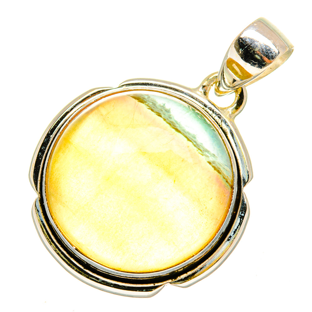 Green Fluorite Pendants handcrafted by Anasilvercos - PD9873 - Photo 2