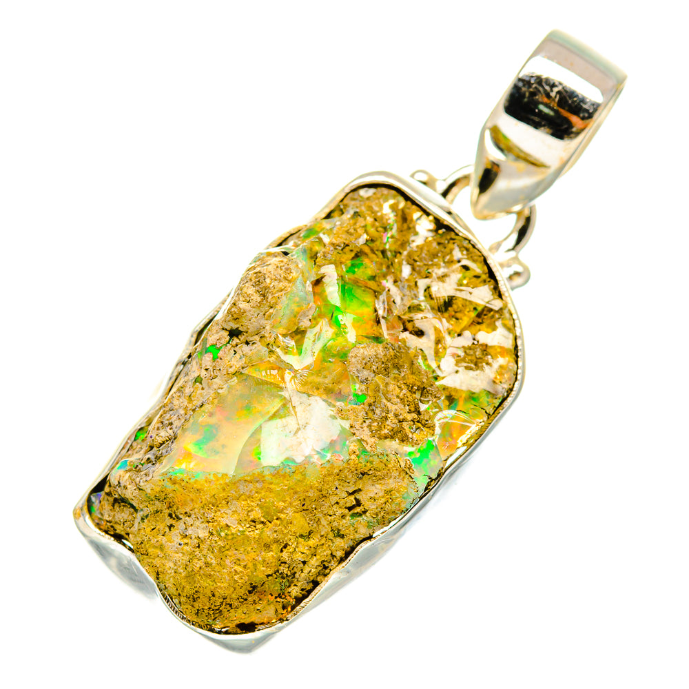 Ethiopian Opal Pendants handcrafted by Anasilvercos - PD9882