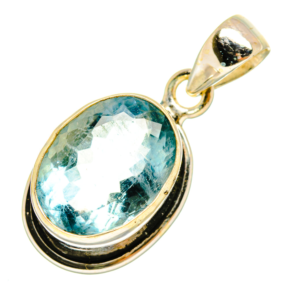 Blue Fluorite Pendants handcrafted by Anasilvercos - PD9891