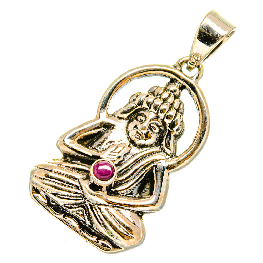 Ruby Pendants handcrafted by Anasilvercos - PD9895